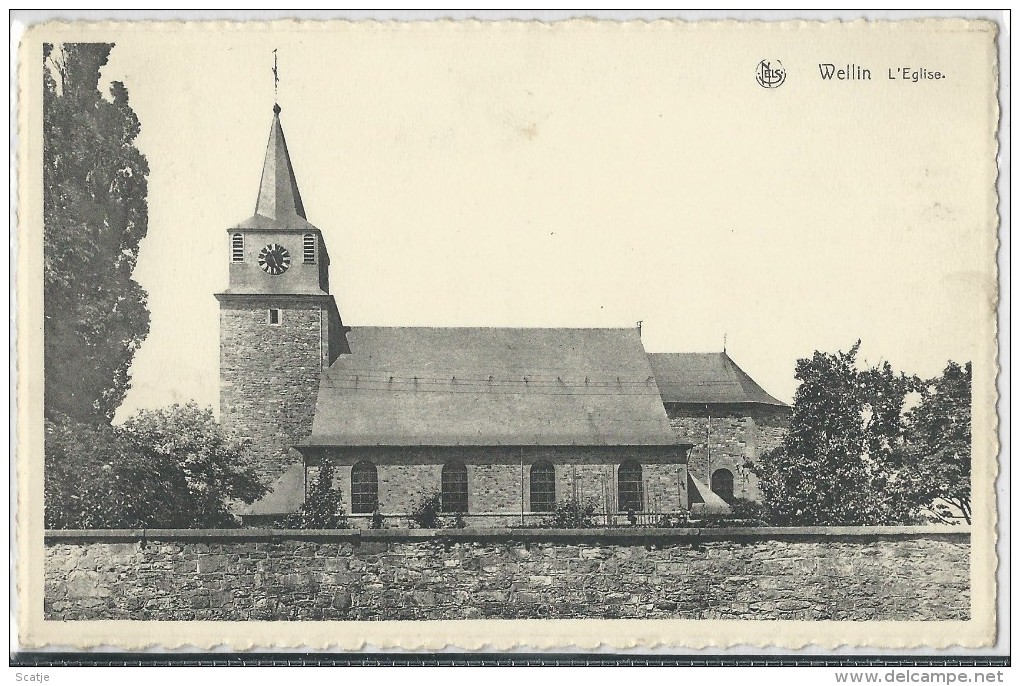 Wellin    L´Eglise;   1953 Naar  Ath - Wellin