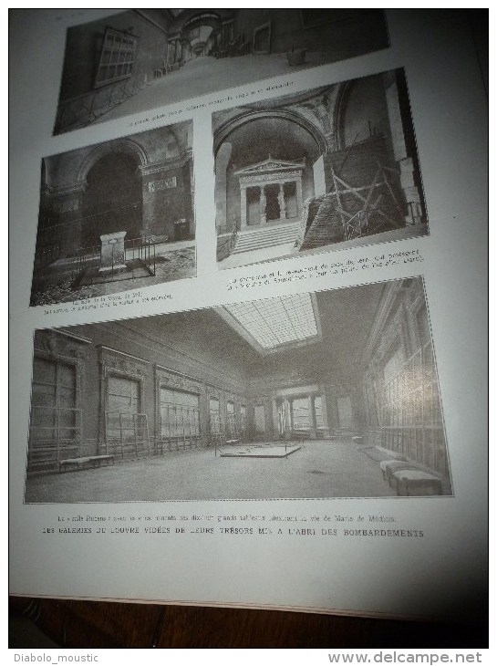 1918 Le cavalier-vedette;USA;Zeebrugge; Amiens;Villers-Bretonneux;Bataille au bois Sénécat;Milan; Protéger Le Louvre