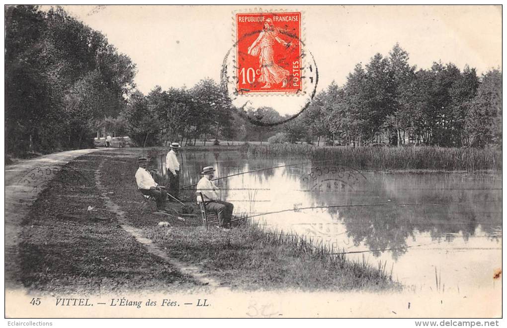 Vittel   88     Etang Des Fées  Pêche A La Ligne - Contrexeville