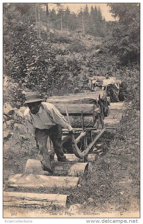 Vosges   88       Schlitteurs. Bois  Forêt - Autres & Non Classés