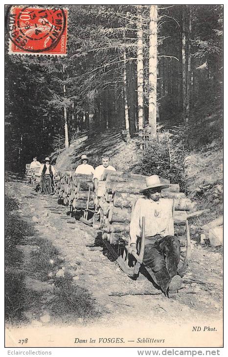 Vosges   88       Schlitteurs. Bois  Forêt - Other & Unclassified