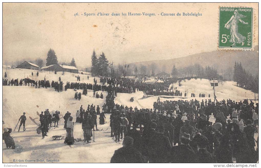 Vosges   88       Sports  D'hiver  Course De Bobsleighs - Autres & Non Classés