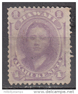 Hawaii    Scott No  30   Unused Hinged -no Gum     Year 1864   Discounted - Hawaii