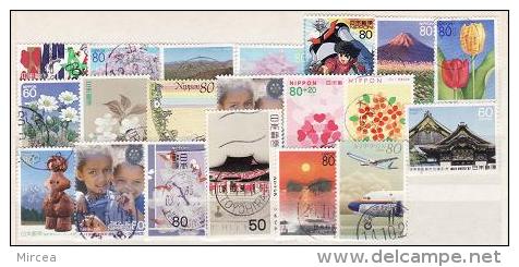 1075 - Lot Timbre Japon Obliteres,cachet Ronde Propre Et Lisible(la Pluspart),parfait Etat - Colecciones & Series