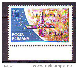 ROMANIA  -   SPACE - RANGER ROCKET - 1965  -  ** MNH - Europe