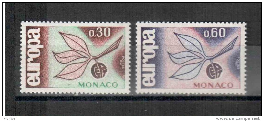 Monaco 1965 Satz/set EUROPA ** - 1965