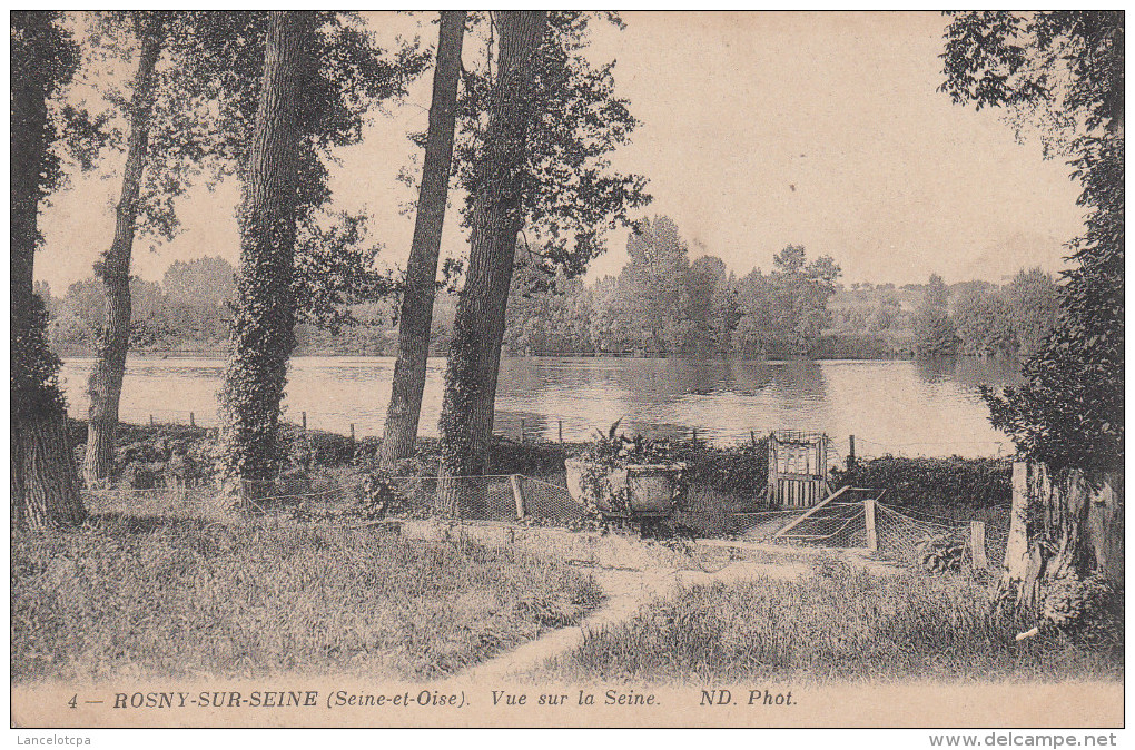 78 - ROSNY SUR SEINE / VUE SUR LA SEINE - Rosny Sur Seine