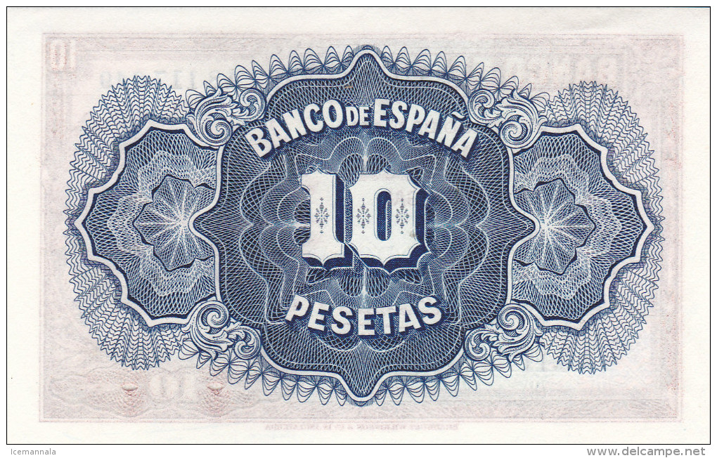 10 PTS. REPUBLICA 1935   SIN CIRCULAR - 10 Pesetas