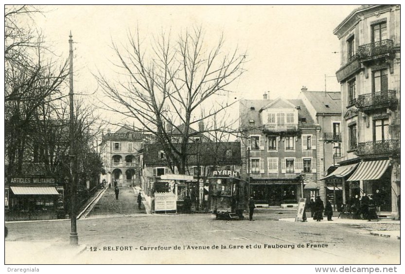 Belfort - Carrefour De L'avenue De La Gare Et Du Faubourg De France - Belfort - City