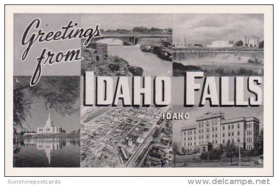 Greetings From Idaho Falls Idaho - Idaho Falls