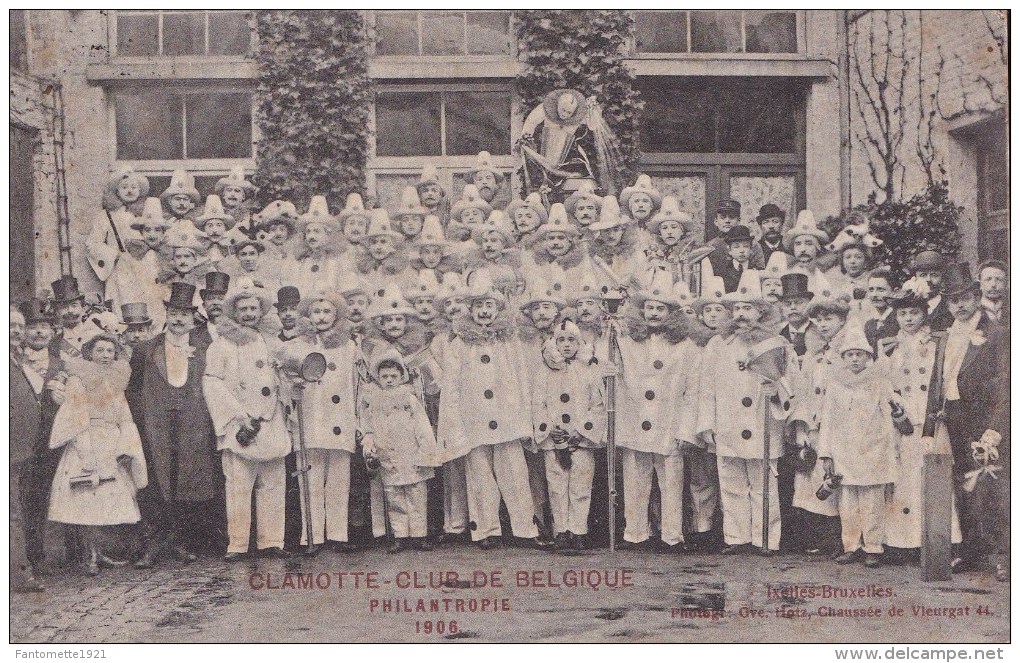 CLAMOTTE CLUB DE BELGIQUE PHILANTROPIE  1906. RARE (SA) - Verzamelingen & Kavels
