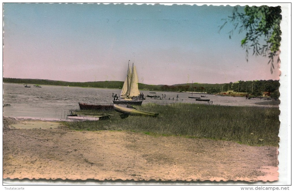 CPSM 40 LES LANDES PITTORESQUES VUE SUR LE LAC - Capbreton