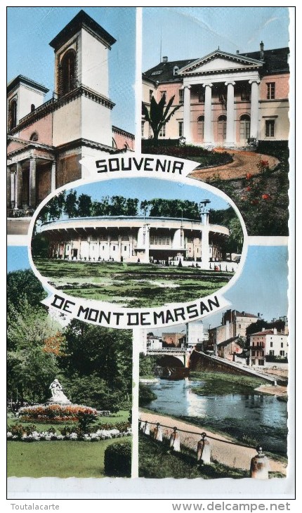 CPSM 40 SOUVENIR DE MONT DE MARSAN - Mont De Marsan