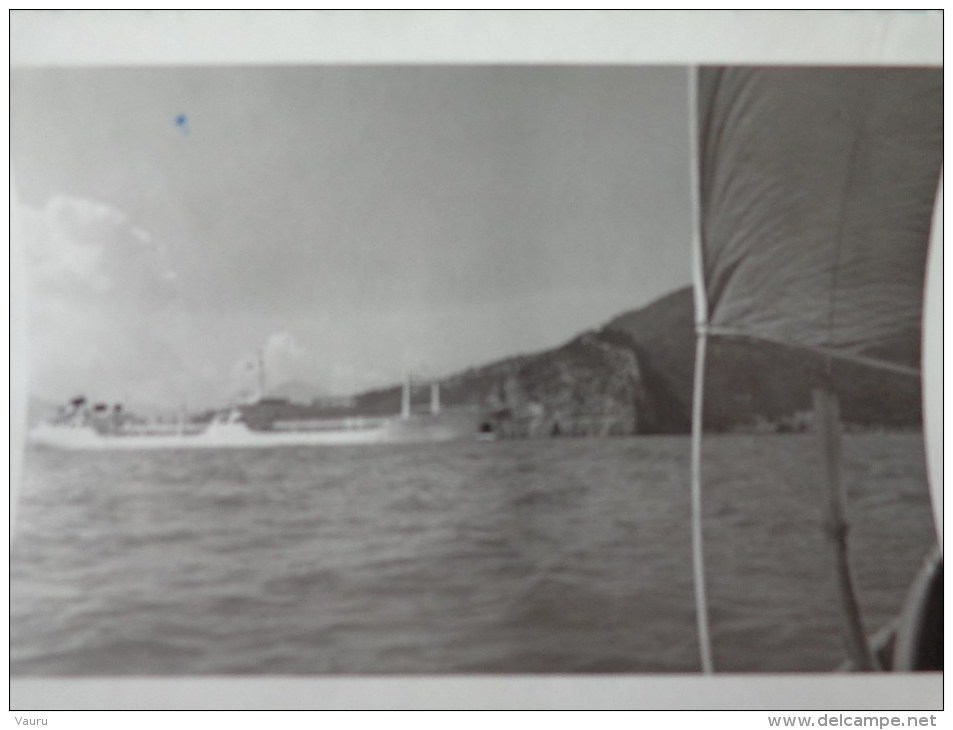 PHOTO ORIGINALE LOT 2 PETROLIER NAVIRE MONCEAU A BOUGIE ALGERIE BEJAIA - Bateaux