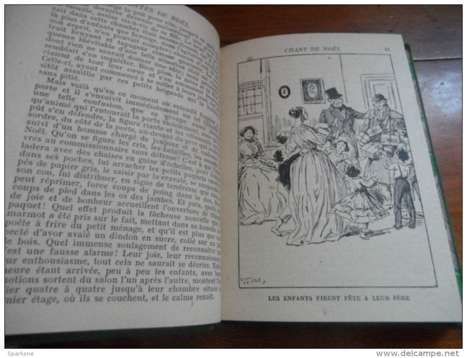 Contes De Noël (Charles Dickens) éditions Hachette De 1945 - Cuentos