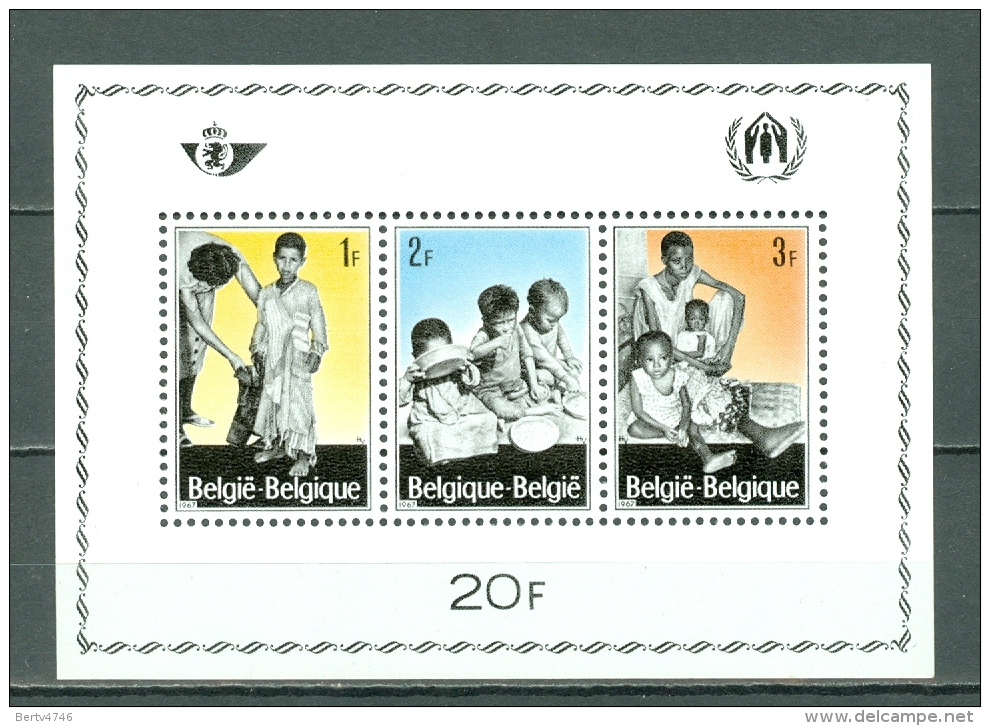 België/Belgique 1967 OBP/COB Bl 43** / 44** (2 Scans) - 1961-2001