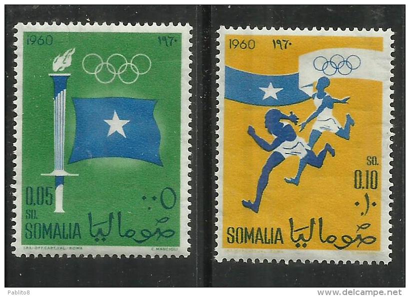 SOMALIA 1960 OLYMPIC GAMES ROME - GIOCHI OLIMPICI OLIMPIADI ROMA MNH POST AFIS - Somalia (1960-...)