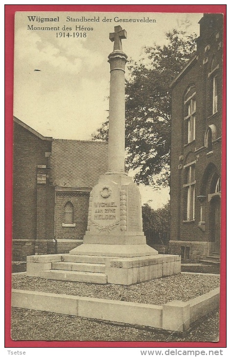 Wijgmaal - Standbeel Der Gesneuvelden  - 1939 ( Verso Zien ) - Leuven