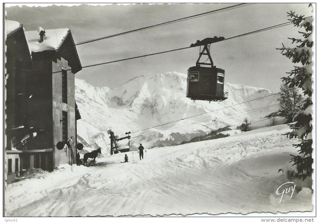 SAINT GERVAIS LES BAINS - Des Bettex, Départ De La Cabine Du Téléférique Pour Le Mont D'Arbois - Saint-Gervais-les-Bains