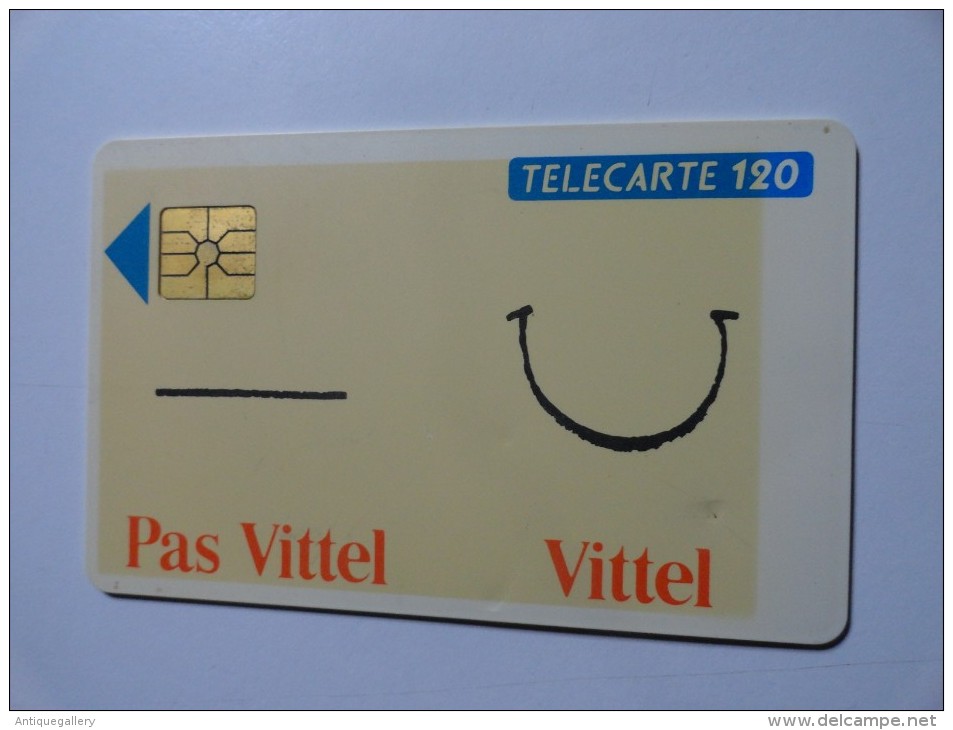 RARE : COULEUR SUR VITTEL 120U ET SECON LOGO MORENO - Variétés