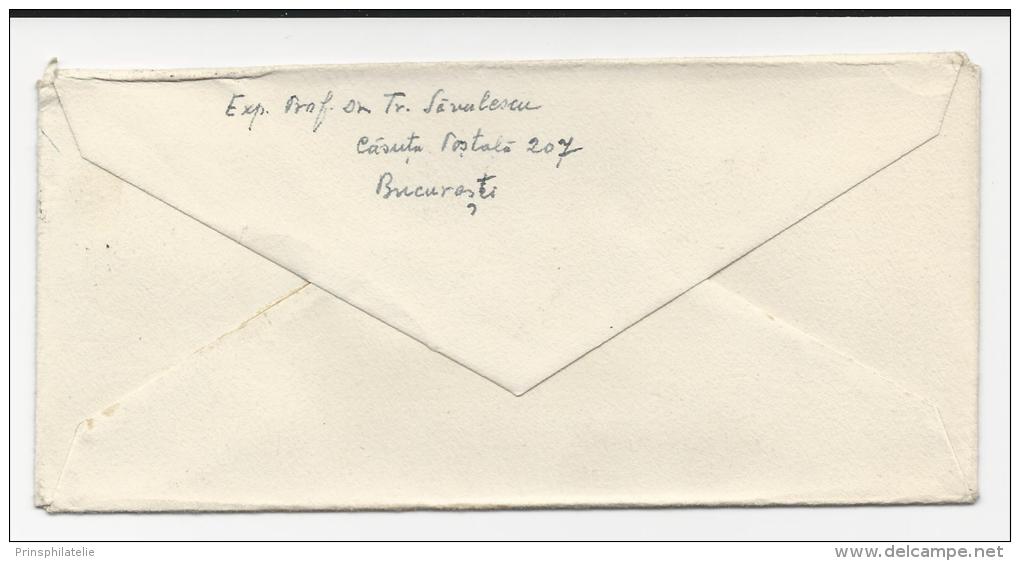 IMPRIME DE BUCAREST ROUMANIE => FRANCE  COVER   LETTRE PRINTED MATTER - Postmark Collection