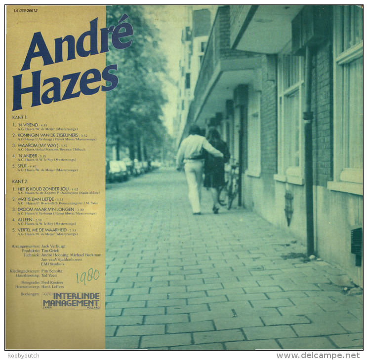 * LP *  ANDRE HAZES - 'N VRIEND (Holland 1980) - Other - Dutch Music