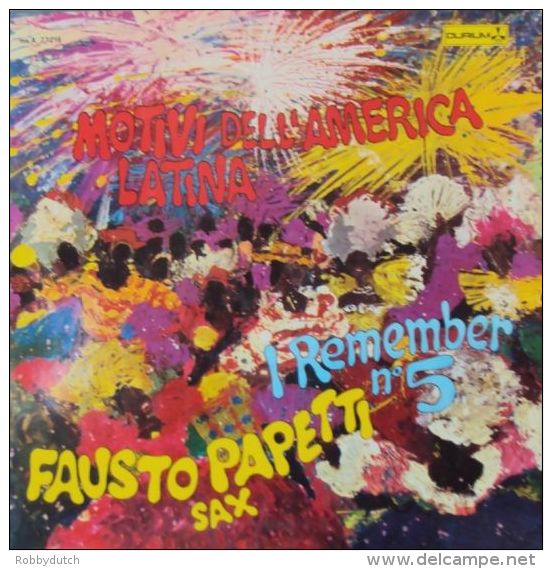 * LP *  FAUSTO PAPETTI - I REMEMBER No.5  (MOTIVI DELL' AMERICA LATINA) (Italy 1969) - Instrumentaal