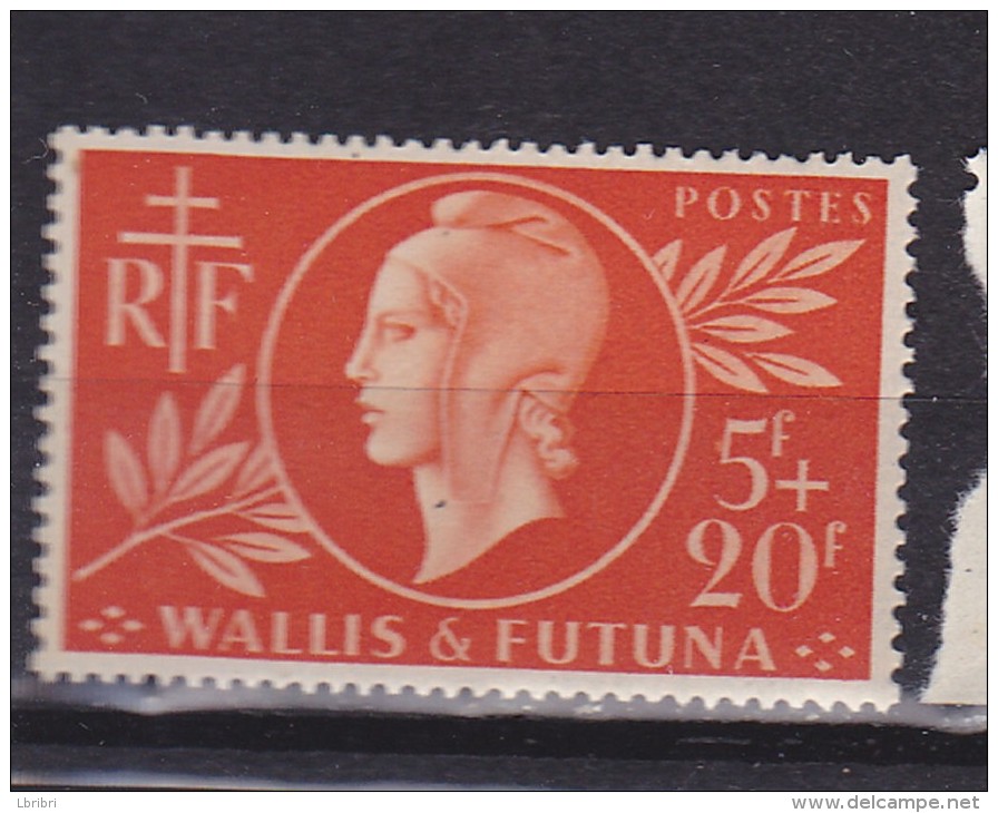 WALLIS ET FUTUNA N° 248 5F + 20F ORANGE ENTRAIDE NEUF SANS CHARNIERE - Nuevos