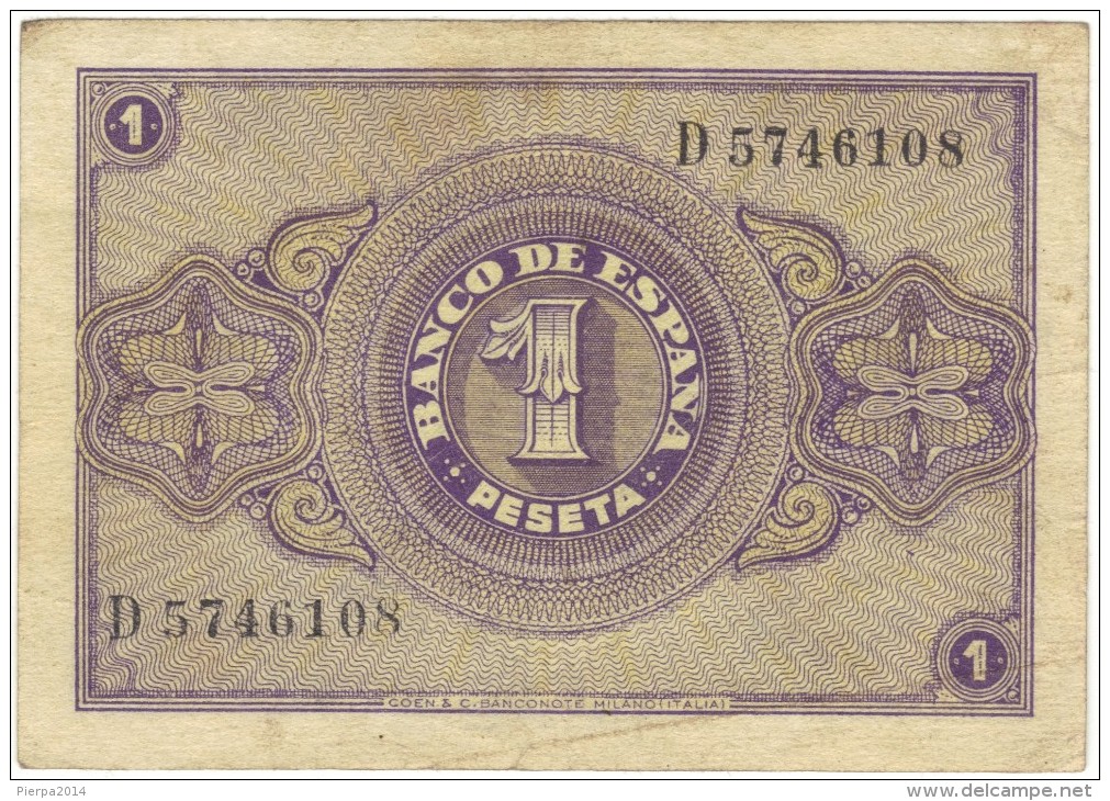 1 PTA DEL 30 DE ABRIL 1938 - 1-2 Peseten