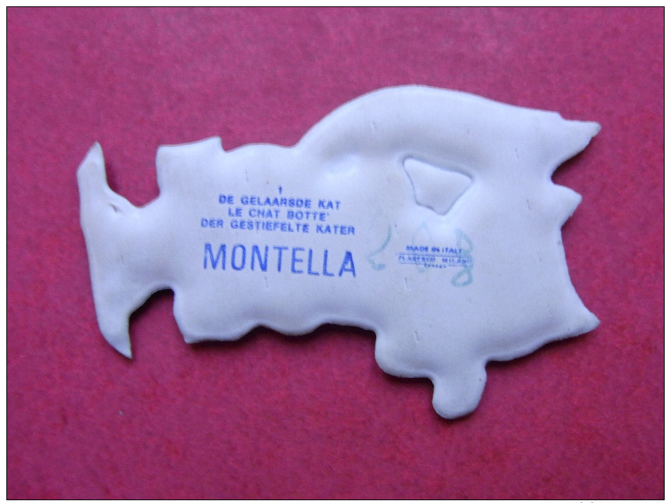Figurine Image Mousse Montella Le Chat Botté (plasteco) - Autres & Non Classés