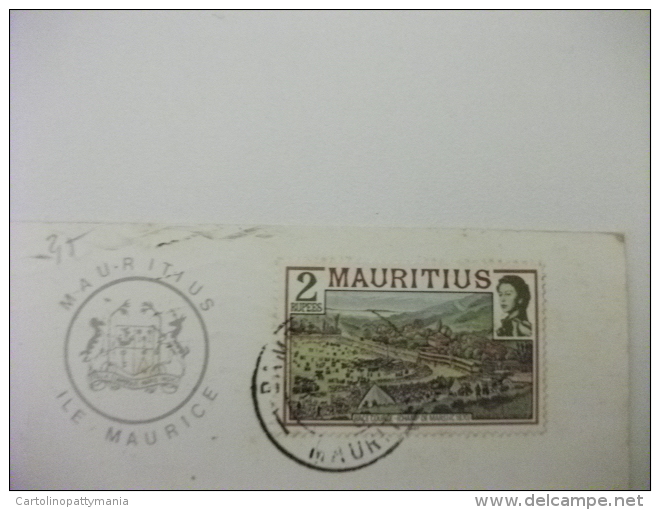 STORIA POSTALE FRANCOBOLLO COMMEMORATIVO Mauritius Pereybere Public Beach - Mauritius