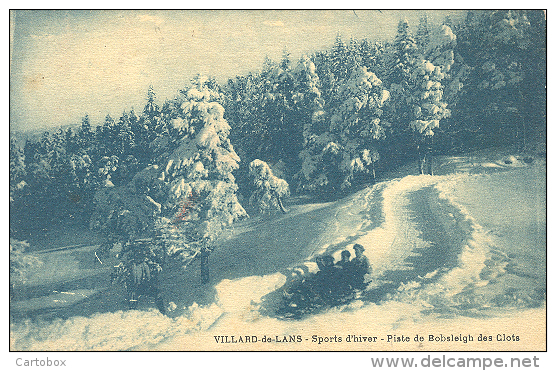 Villard De Lans, Sports D'hiver - Piste De Bobsleigh Des Clots  (Loire Inf.   [44] ) - Villard-de-Lans