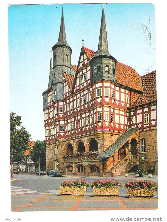Germany - Duderstadt - Rathaus - Car - Auto - Opel Manta - Duderstadt