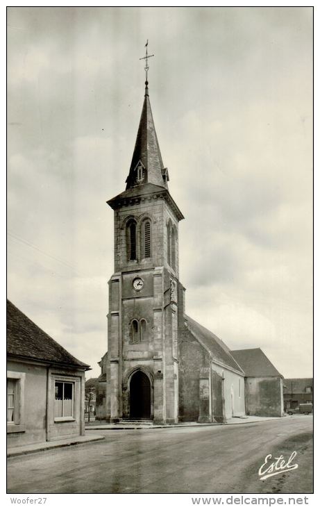 CPSM LA FRESNAYE SUR CHEDOUET  , L'église - La Fresnaye Sur Chédouet