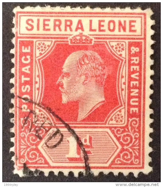 Sierra Leone Used (0) 1907 Sc 91 - Sierra Leone (...-1960)