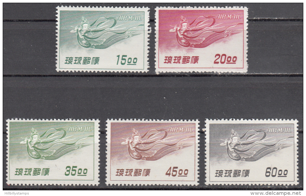 Ryukyu Isl.   Scott No   C9-13    Unused Hinged     Year 1957 - Other & Unclassified