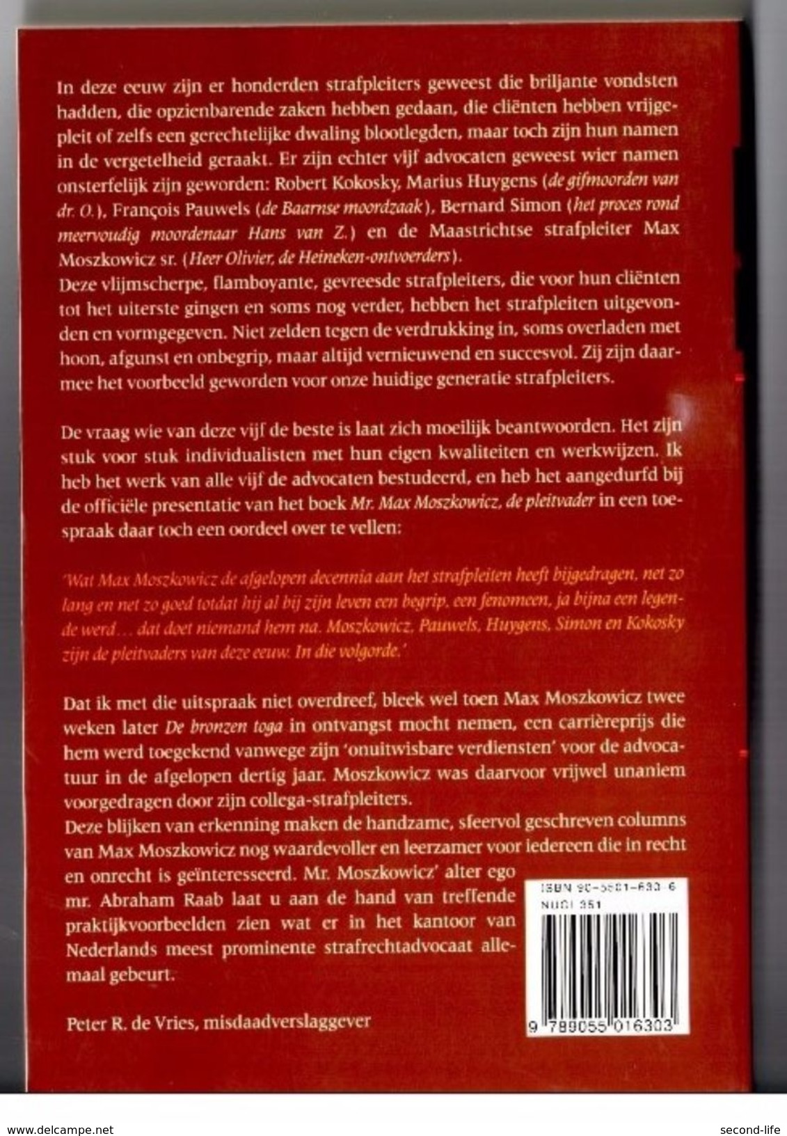 Raab Op Zijn Best Door Mr. M.Moszkowicz Uitgeverij BZZTôH Den Haag. 2 Scans - Literatuur