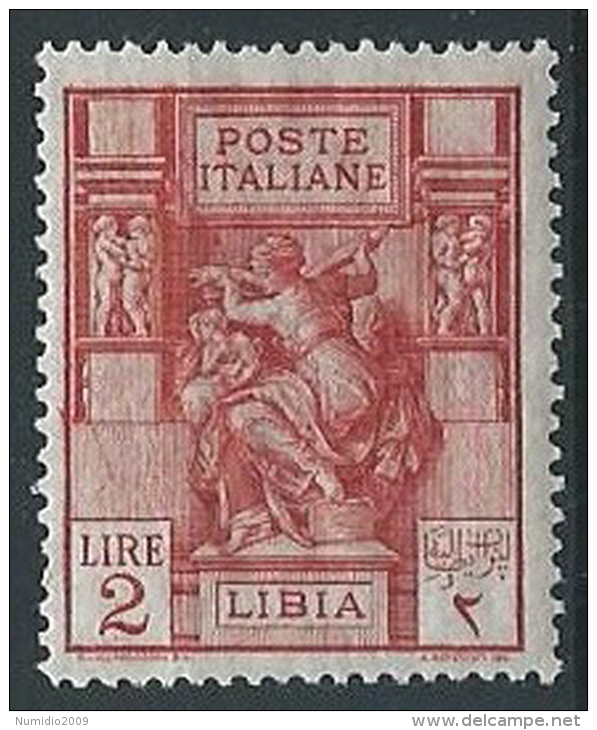 1924 LIBIA SIBILLA LIBICA 2 LIRE MNH ** - K048 - Libyen