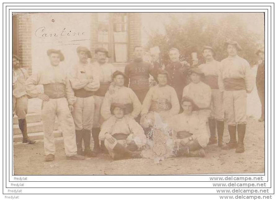 CARTE PHOTO DU 11 EME BATAILLON DES CHASSEURS ALPINS D´ANNECY  13 EME ESCOUADE DE LA 1ERE COMPAGNIE CARTE CIRCULEE - Régiments