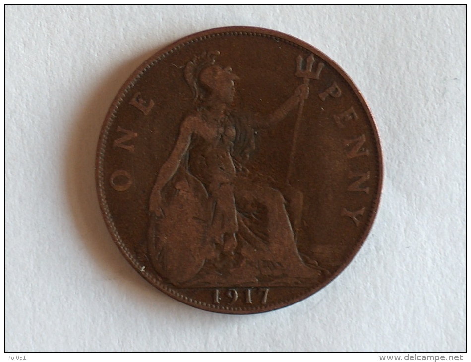 Grande-Bretagne 1 Penny 1917 - D. 1 Penny