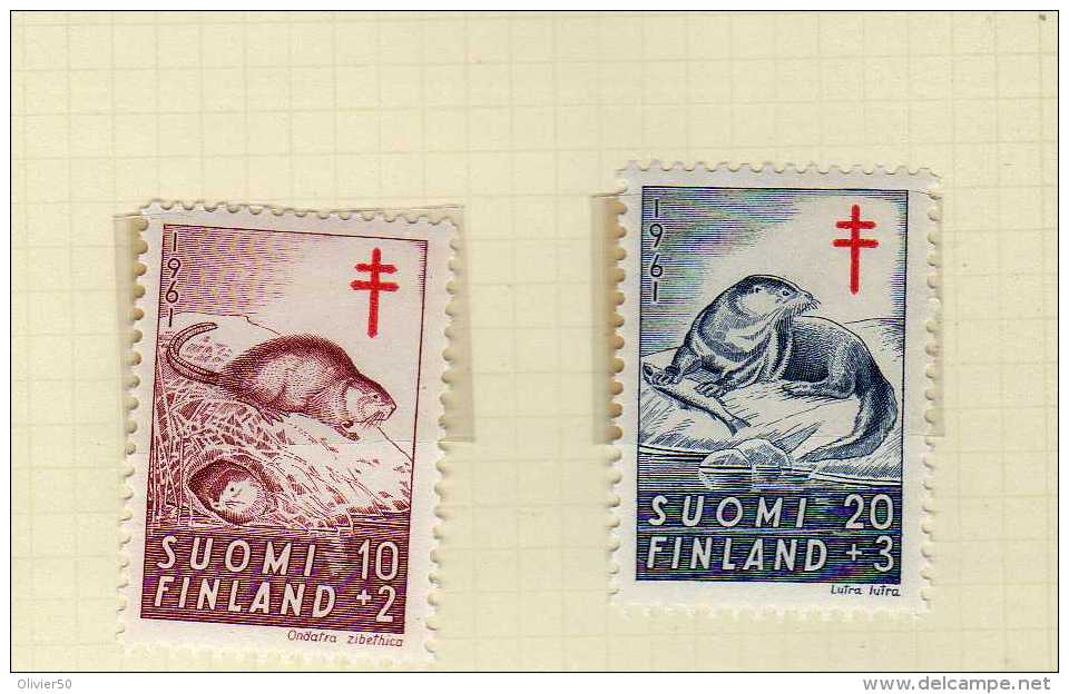 Finlande (1961)   - "Faune" Neufs** - Nuovi