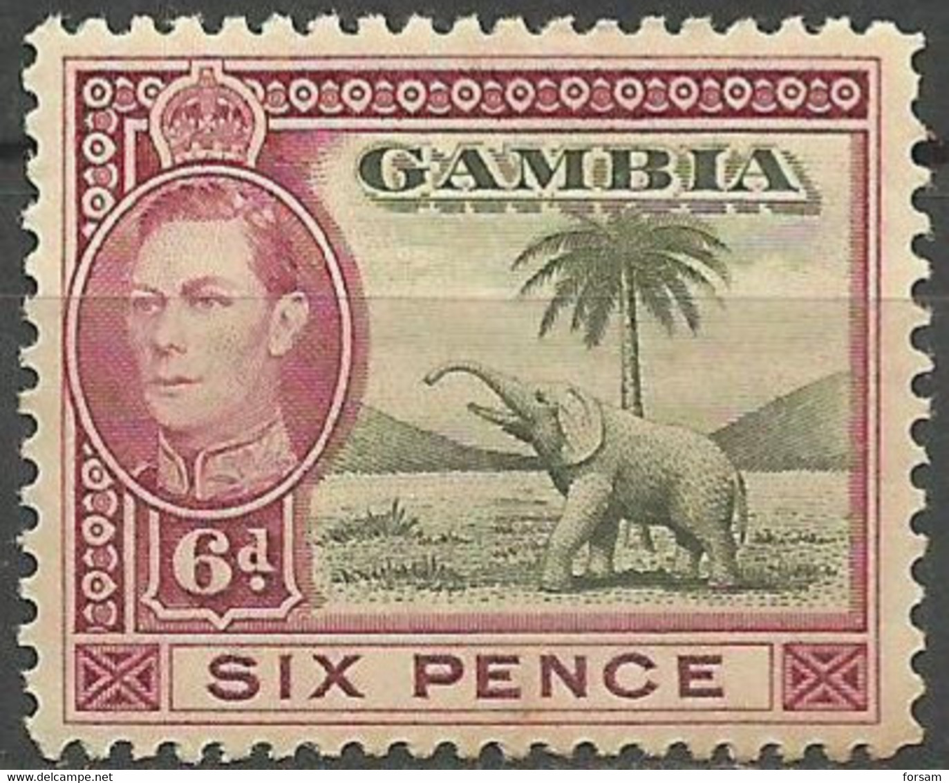 GAMBIA..1938..Michel # 131...MH. - Gambia (...-1964)