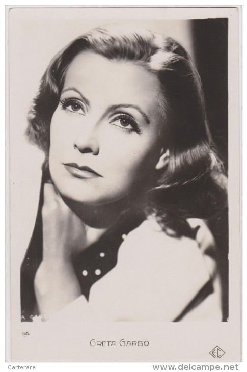 Artiste,actrice,greta Garbo ,gros Plan,yeux Dans Le Ciel,fan Et Star D´´exeption,1925,carte Photo ,photographe Grenoble - Gruss Aus.../ Grüsse Aus...