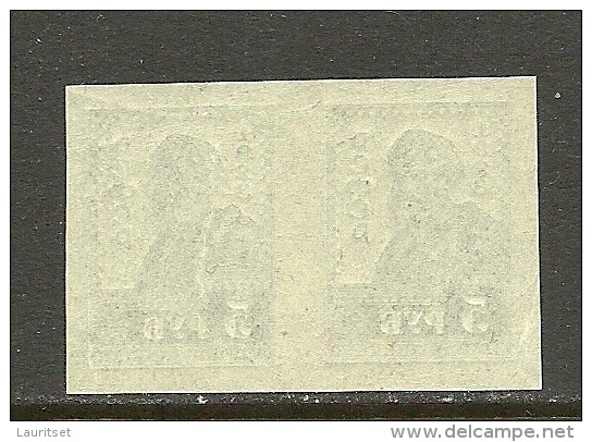 RUSSLAND RUSSIA 1923 Kräfte Der Revolution Michel 217 B As A Pair MNH - Unused Stamps