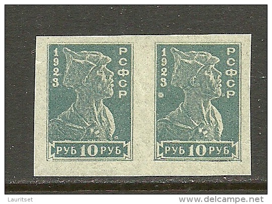 RUSSLAND RUSSIA 1923 Michel 218 B As A Pair MNH - Unused Stamps
