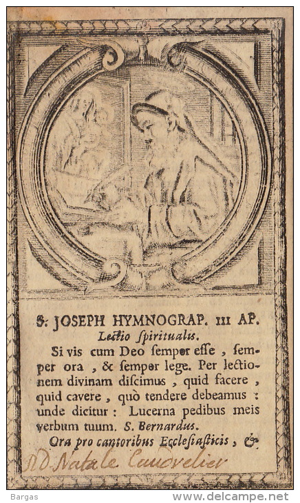 Image Religieuse Ancienne 18èm Saint Joseph - Images Religieuses
