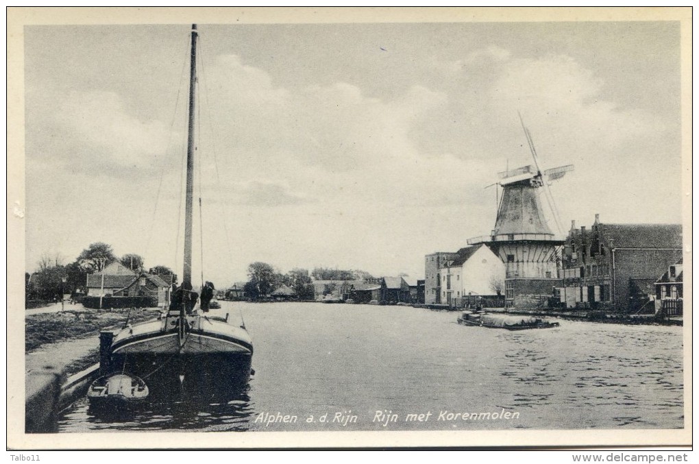 Alphen Rijn - Met Korenmolen - Alphen A/d Rijn