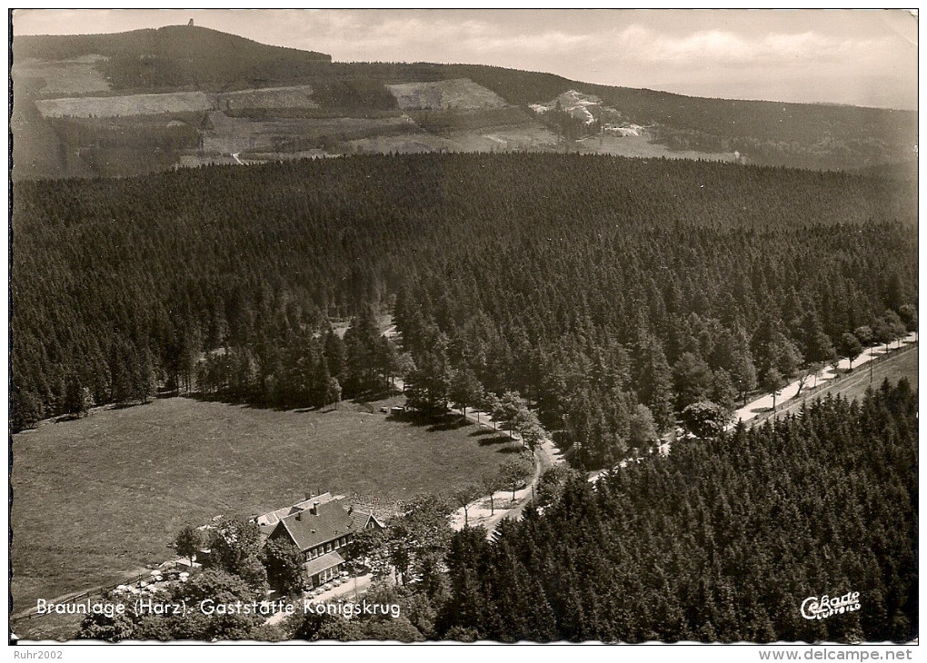 Alte AK Braunlage (Harz) - Gaststätte Königskrug (1962) - Braunlage