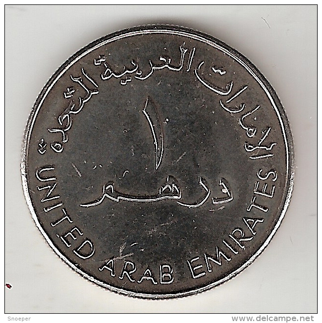 United Arab Emirates  1 Dirham   2005   Km  6.2   Xf+ - Ver. Arab. Emirate