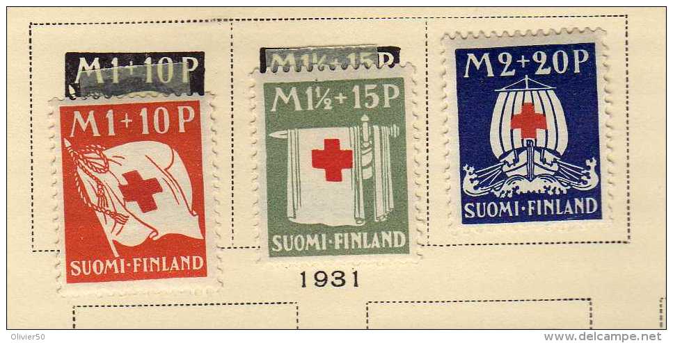 Finlande (1930)  - "Croix-Rouge"   Neufs* - Neufs